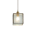 Patterned Glass Pendant Lamp