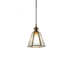 Patterned Glass Pendant Lamp