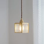 Patterned Glass Pendant Lamp