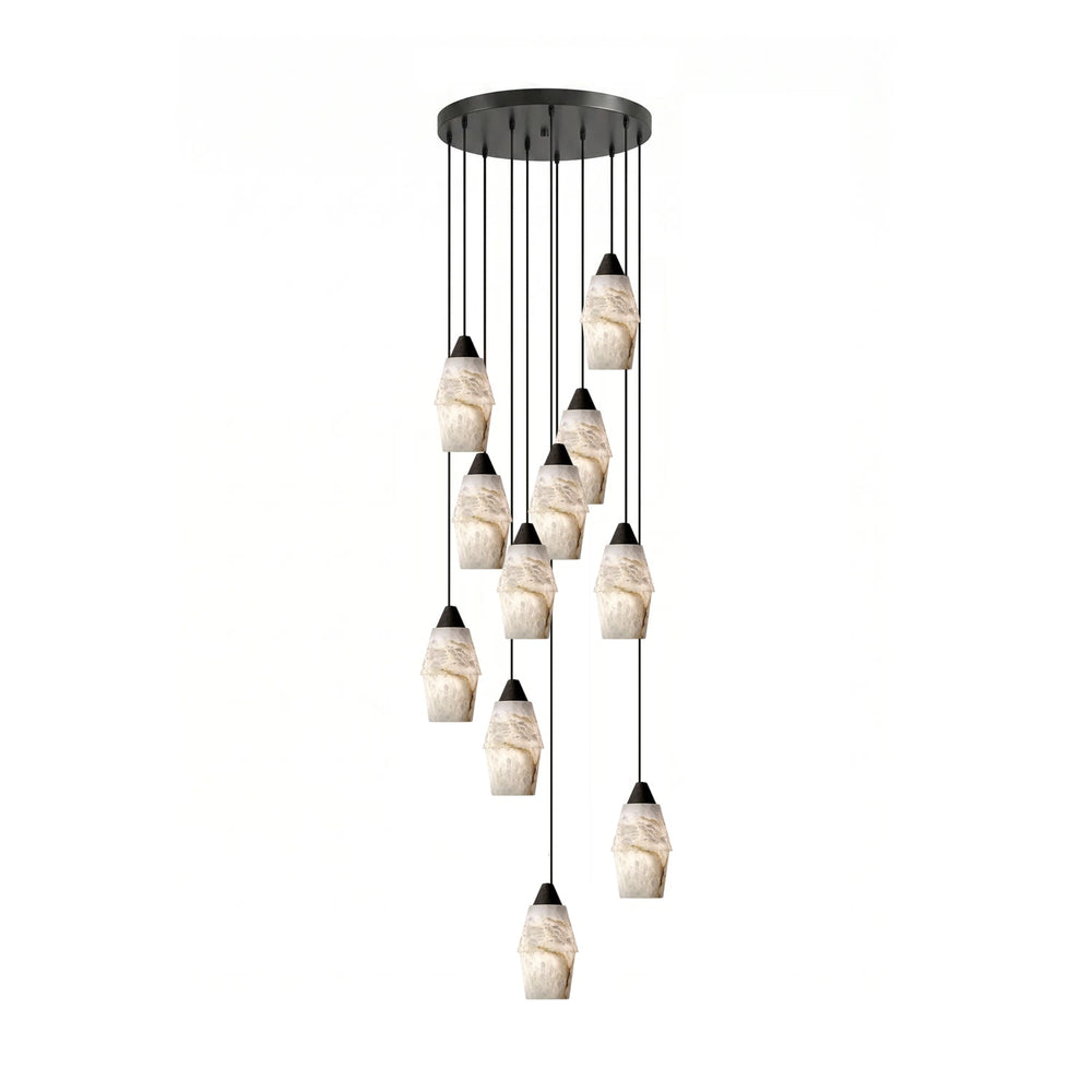 Pavilion Alabaster Cluster Chandelier