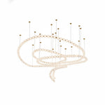 Pearl Necklace Balls Chandelier