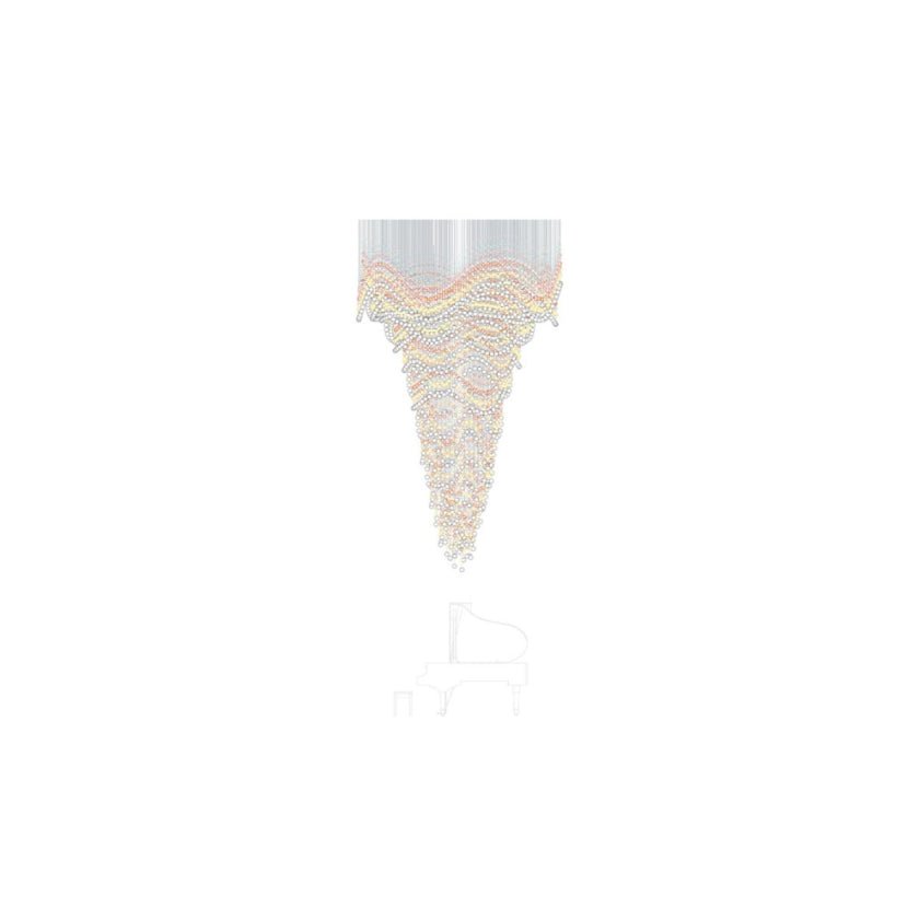 Pearl Curtain Customize Chandelier