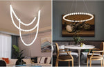 Pearl Glass Necklace Balls Chandelier