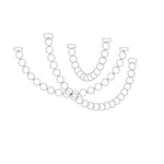 Pearl Glass Necklace Balls Chandelier