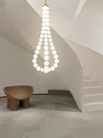 Acrylic Pearl Necklace Chandelier