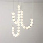Acrylic Pearl Necklace Chandelier