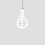 Acrylic Pearl Necklace Chandelier