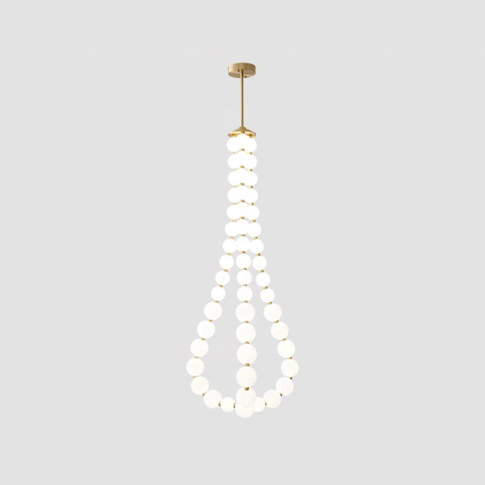 Acrylic Pearl Necklace Chandelier