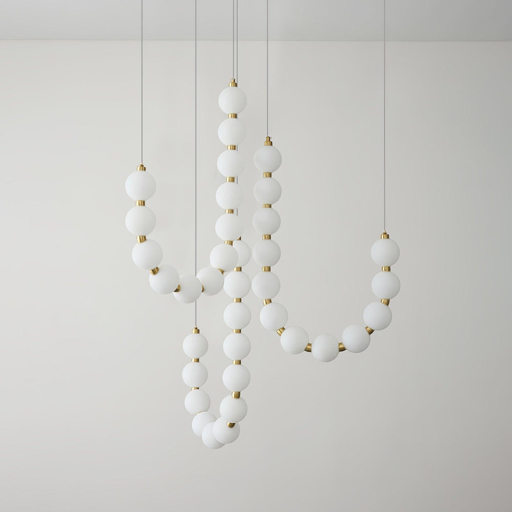 Acrylic Pearl Necklace Chandelier