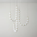 Acrylic Pearl Necklace Chandelier