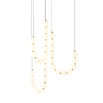 Glass Pearl Necklace Chandelier