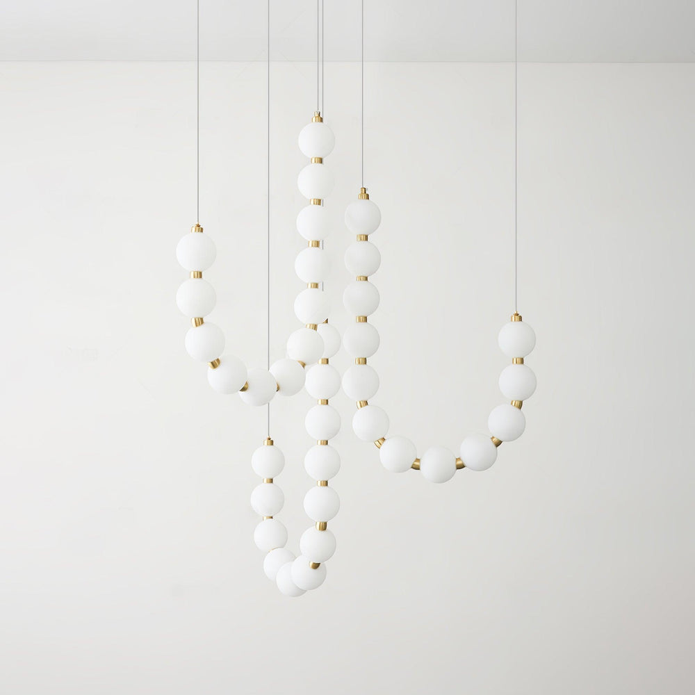 Acrylic Pearl Necklace Chandelier