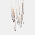 Pearlescent Filament Chandelier