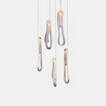 Pearlescent Filament Chandelier