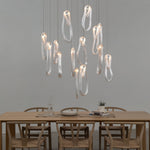Pearlescent Filament Chandelier