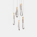 Pearlescent Filament Chandelier