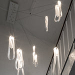 Pearlescent Filament Chandelier