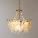 Pearls Glass Chandelier