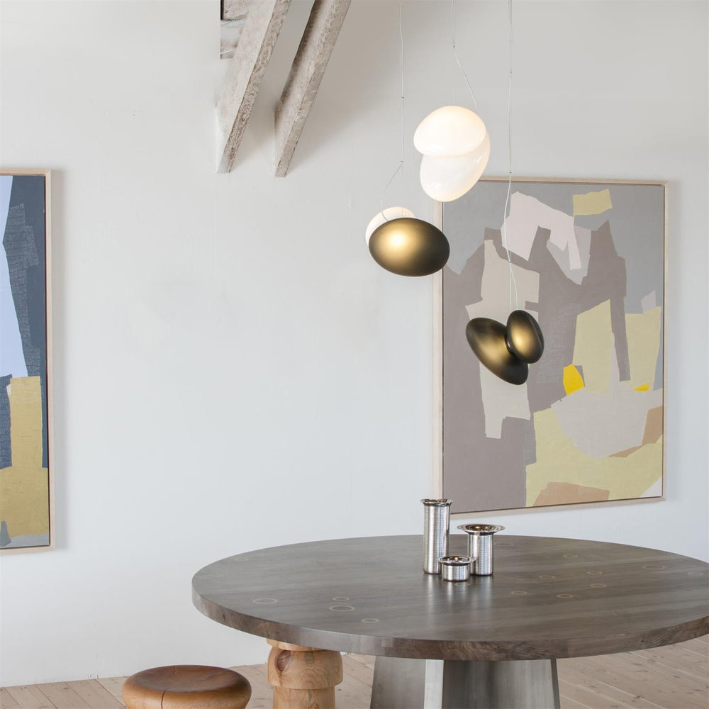 Translucent Frosted Glass Pendant Light