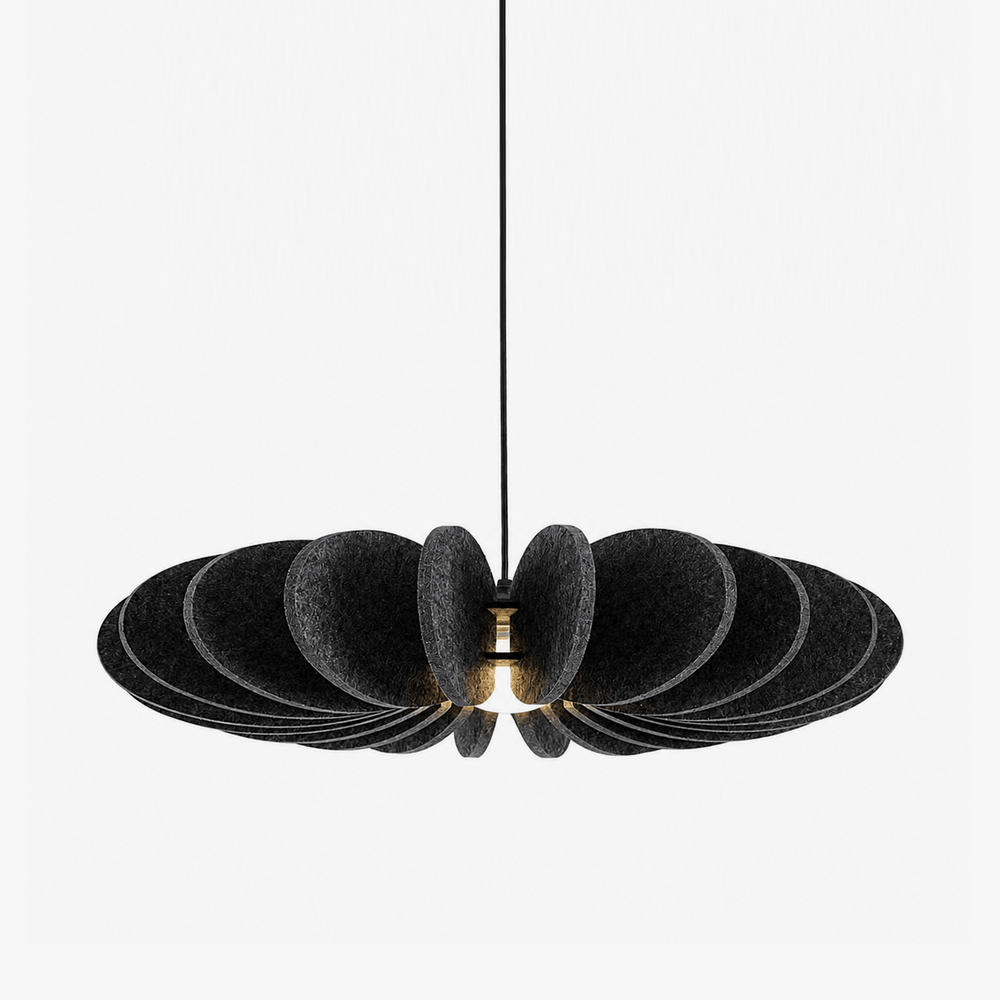 Petal Disc Acoustic Felt Pendant Lamp