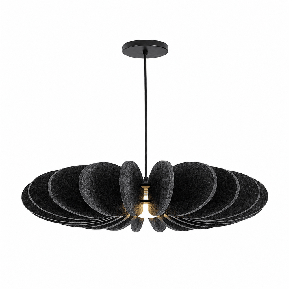 Petal Disc Acoustic Felt Pendant Lamp