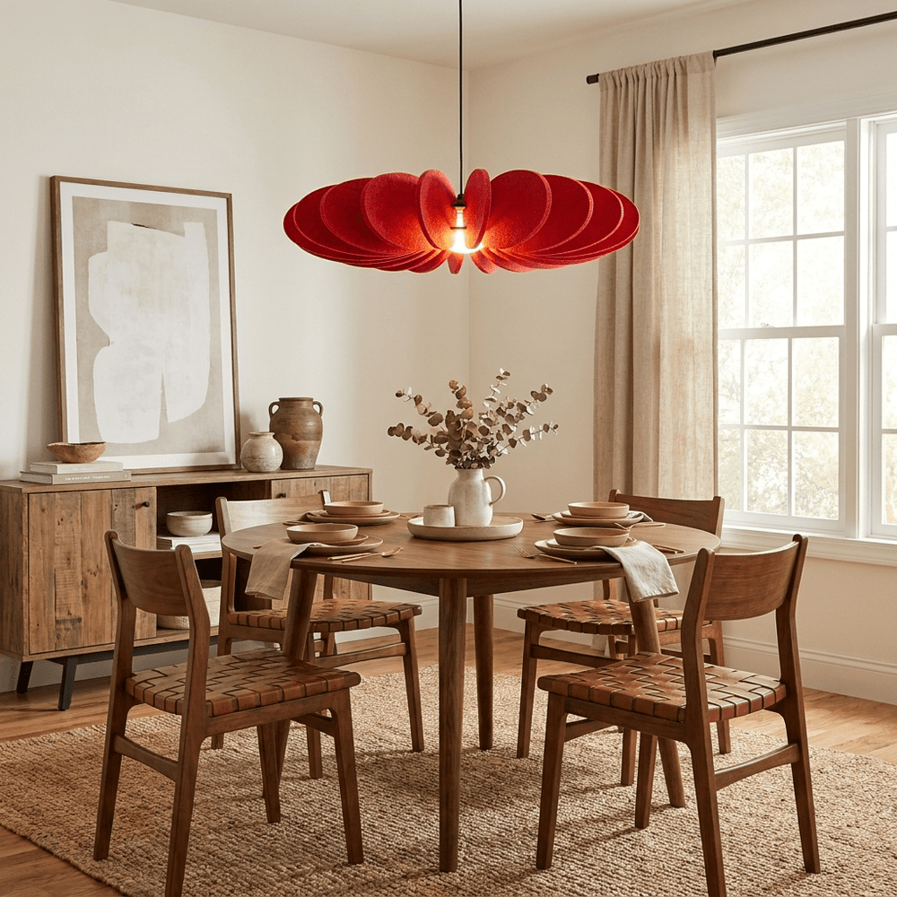 Petal Disc Acoustic Felt Pendant Lamp