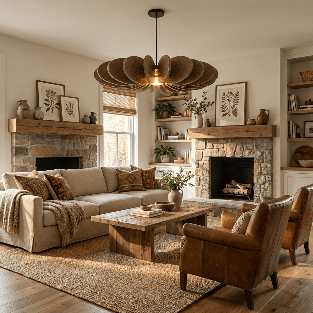 Petal Disc Acoustic Felt Pendant Lamp