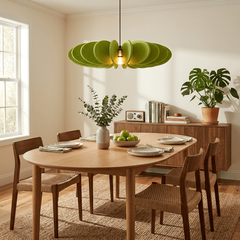 Petal Disc Acoustic Felt Pendant Lamp