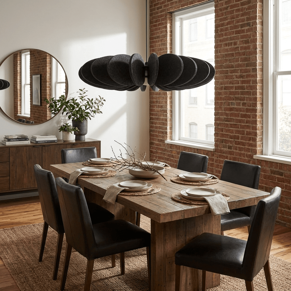 Petal Disc Acoustic Felt Pendant Lamp