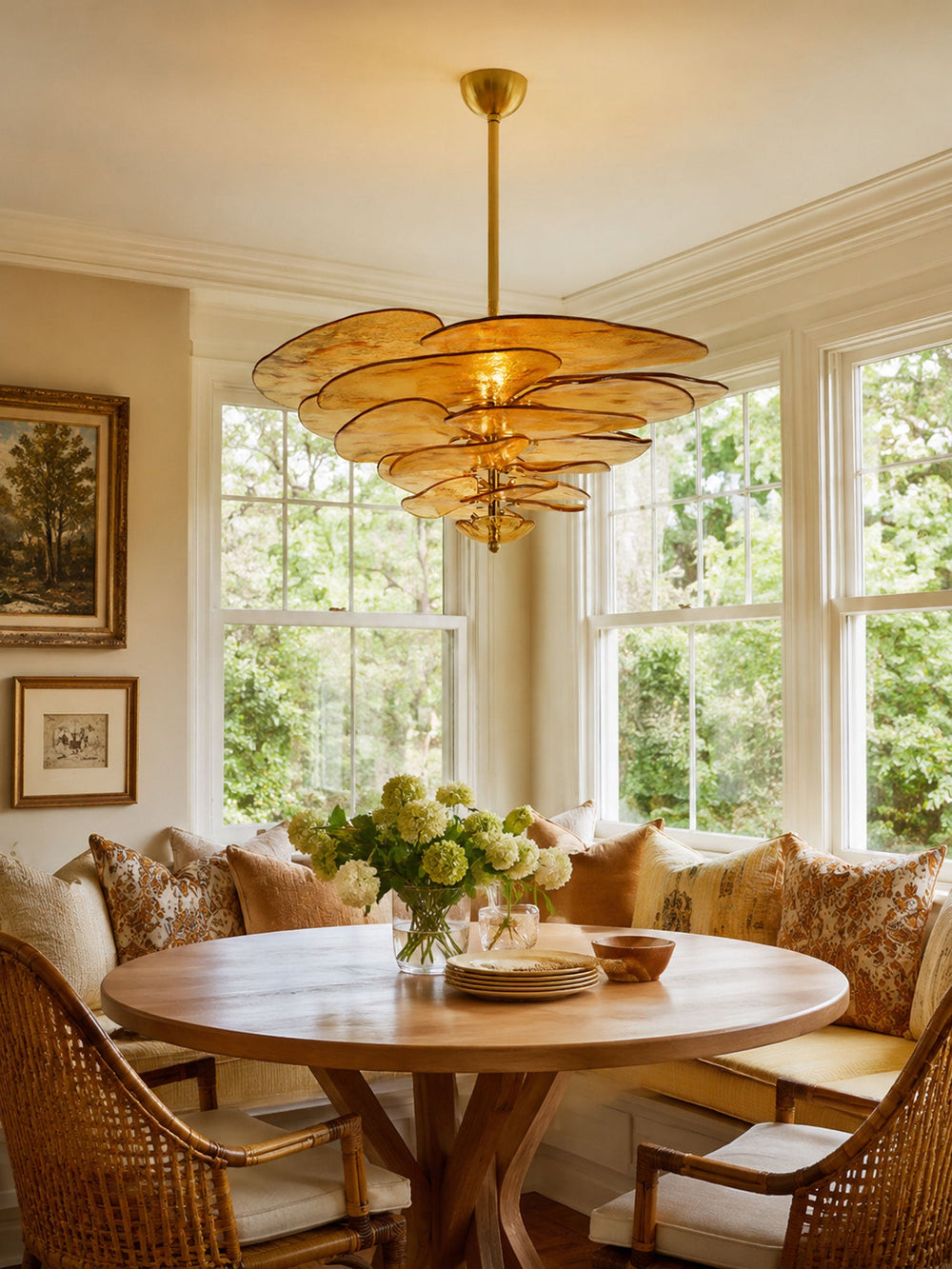Petals Glass Chandelier