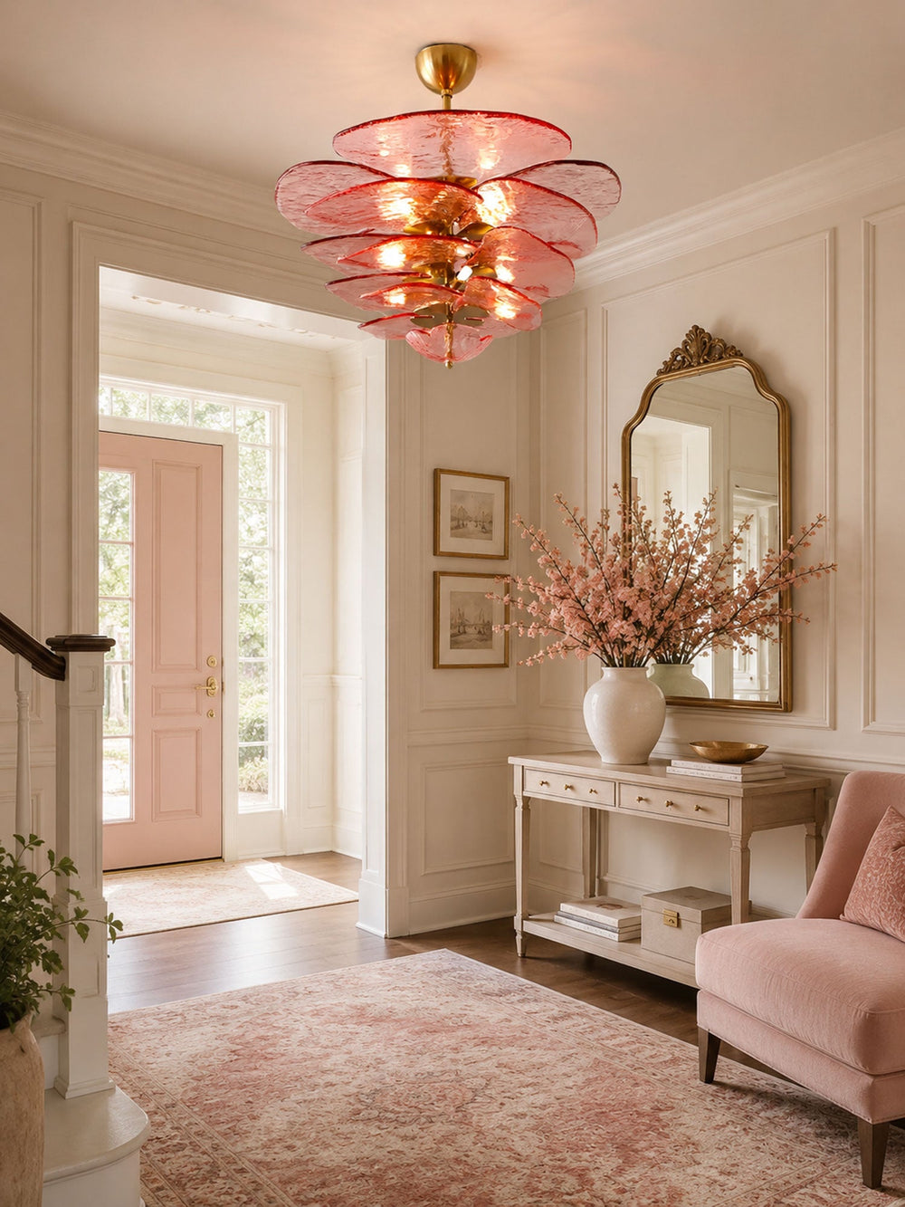 Petals Glass Chandelier