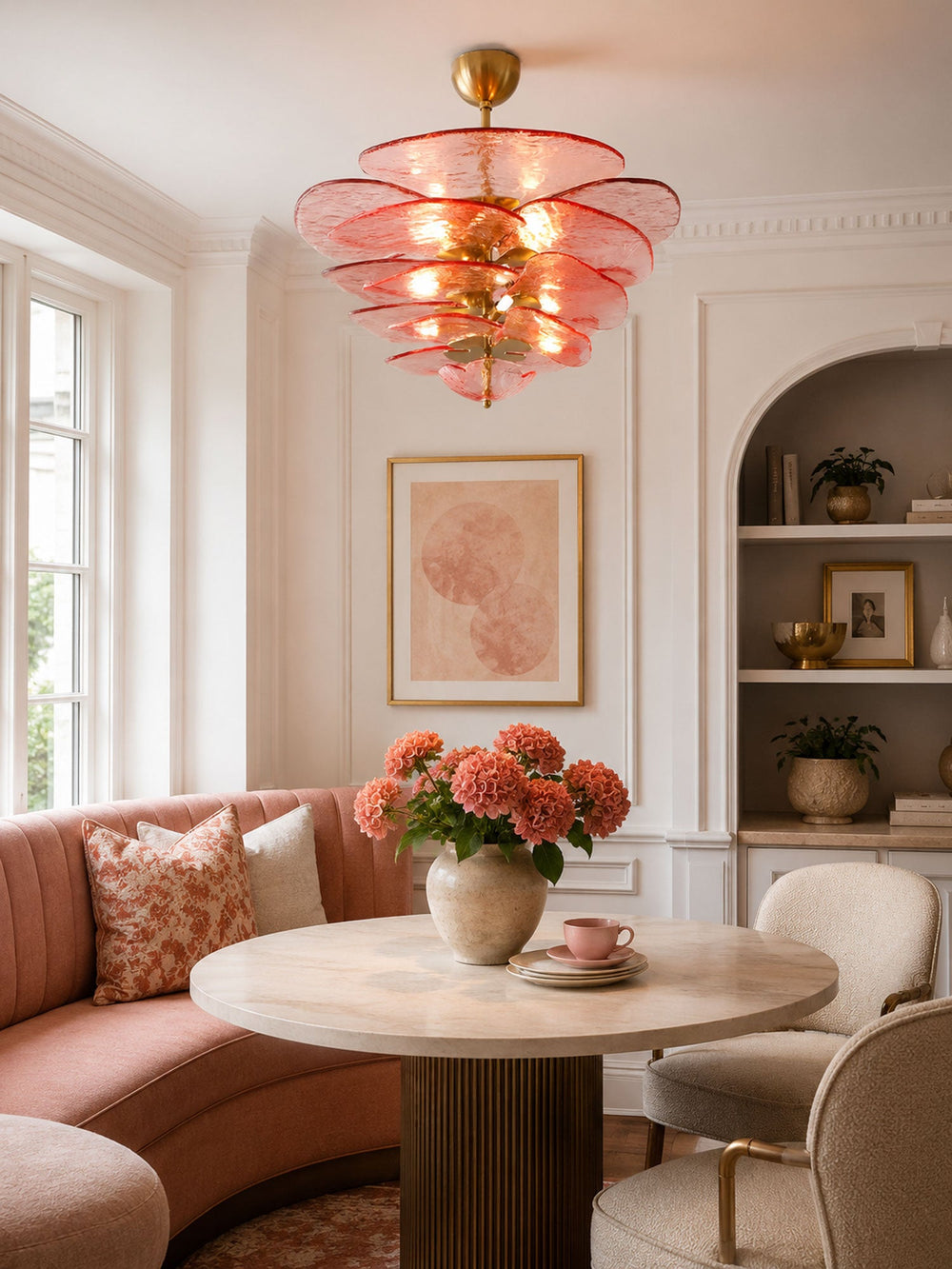 Petals Glass Chandelier