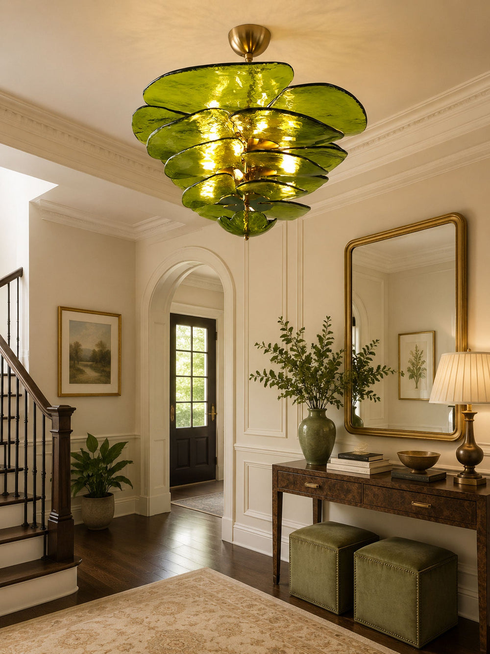 Petals Glass Chandelier