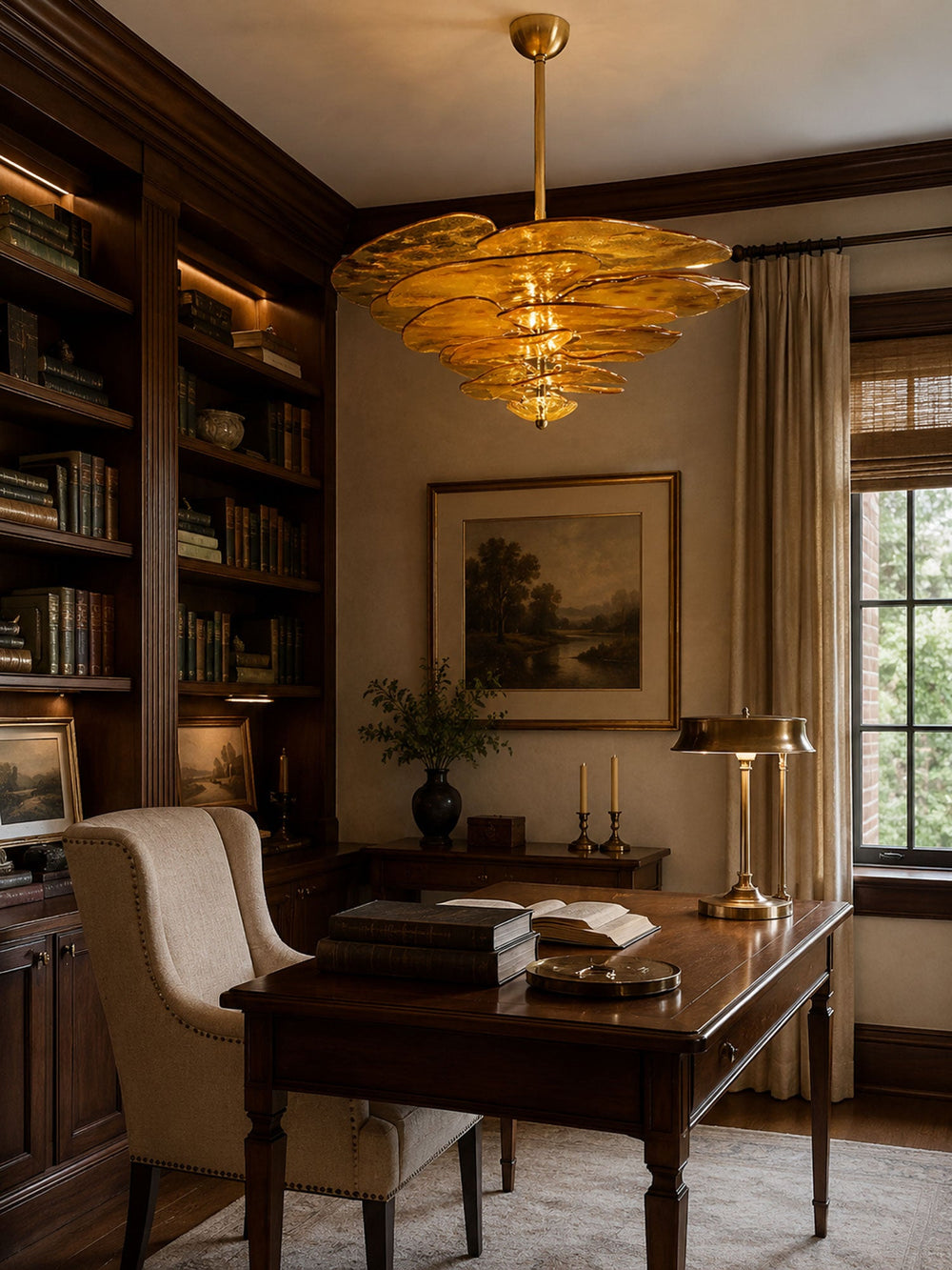 Petals Glass Chandelier