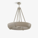 Plaster Drum Chandelier