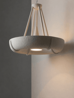 Plaster Drum Chandelier