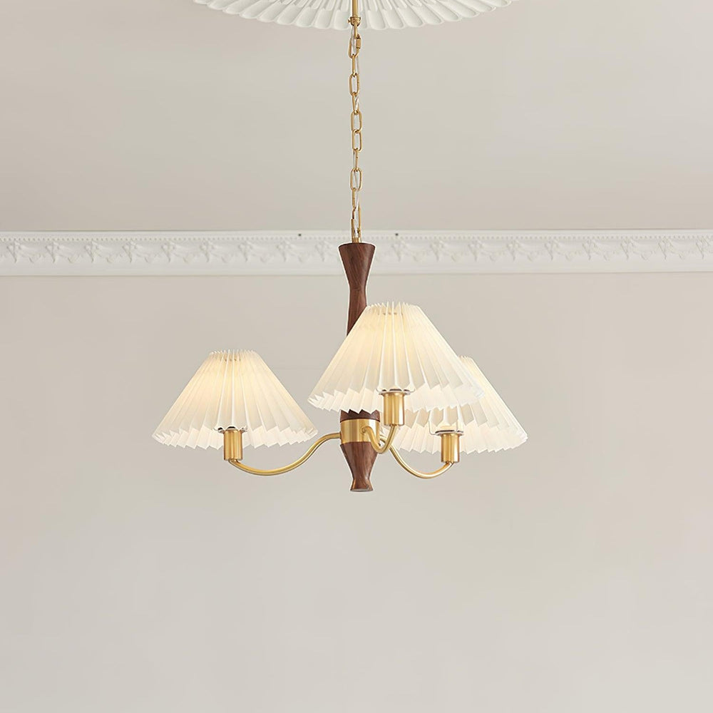 Pleated Chandelier