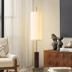 Pleated Cylinder Floor Lamp