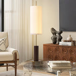 Pleated Cylinder Floor Lamp