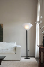 Pleated Fan Floor Lamp