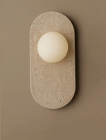 Plinto Marble Wall Sconce