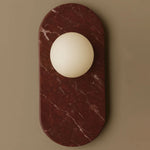 Plinto Marble Wall Sconce