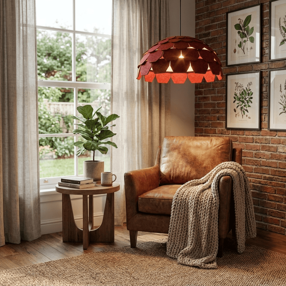 Plume Felt Pendant Lamp