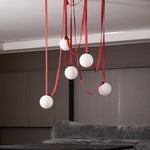 Multiple Belt Art Pendant Light