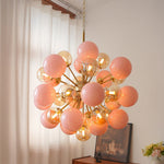 Pomelia Glass Globe Sputnik Chandelier