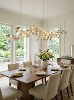 Porcelain Gingko Chandelier