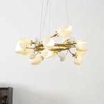 Porcelain Magnolia Chandelier