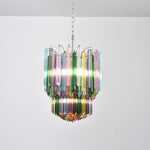 Prismatic Glass Colorful Chandelier