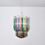 Prismatic Glass Colorful Chandelier