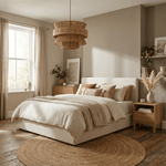 Raffia Jute Stacked Pendant Lamp